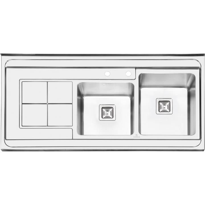 سینک ظرفشویی روکار پرنیان استیل مدل PS1113